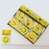 L1840 Ластик "Smile" 4,5см в OPP, mix (L2268)