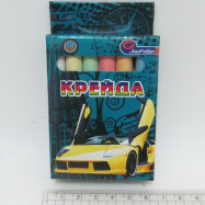 Мел цветной 12шт круглый Josef Otten "Авто" 8*1см, карт.уп.