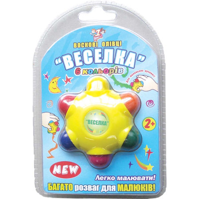 Воскові олівці "Веселка"