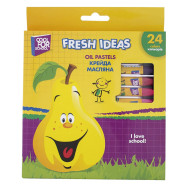 Крейда масляна Fresh Ideas, 24 кольори