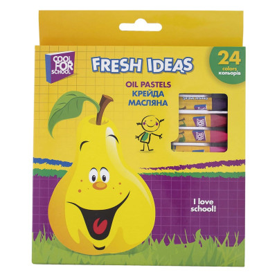 Мелки масляные  Fresh Ideas, 24 цв
