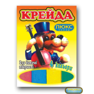 Мел  цветной_4цв. квадр.70*15*10 (карт. уп.) (арт.КК.904) "ЛЮКС КОЛОР"