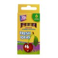 Мел восковой  "Fresh Ideas", 6 цв.