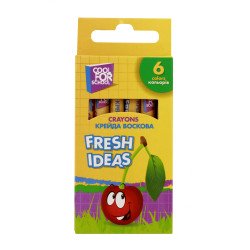 Мел восковой  "Fresh Ideas", 6 цв.