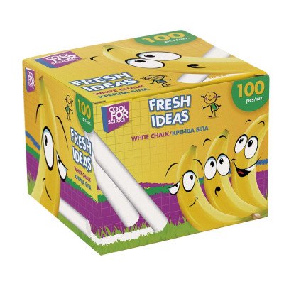 Мел белый 100шт., Fresh Ideas