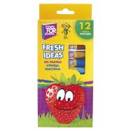 Крейда масляна Fresh Ideas, 12 кольорів