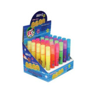 Клей-краска Neon 10,5 мл., Amos набор 5 цв.GNE10B5