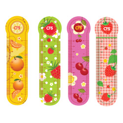 Закладки пластиковые  "Fruit" (4шт.)