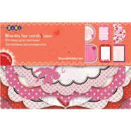 Основа для открыток "Love" 10.2*15.3см ZB18200-AF