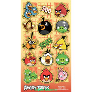 Наліпки полімерні пласкі "Angry Birds", 10*18см