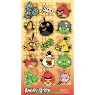 Наліпки полімерні пласкі "Angry Birds", 10*18см