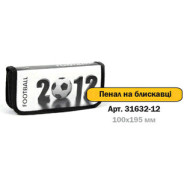Пенал пластиковий на блискавці А6, "Football-2012"