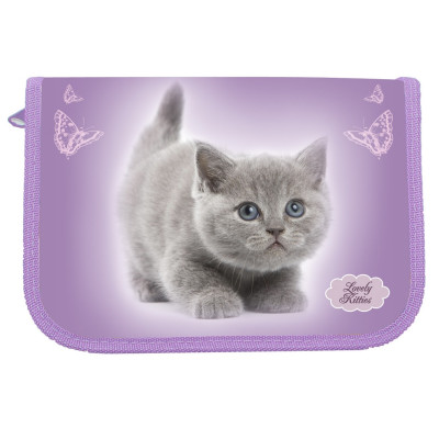 пенал 1-яр.,пустой с 1 отв.,"Lovely Kitty", 210/230D Nylon,94021, CLASS