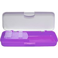 Пенал пластиковий із застібкою "Lilac", 8012, CF85580