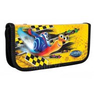 Пенал пластиковый на молнии А6 "Turbo"