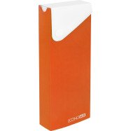 Пенал пластиковый на кнопке А6, оранжевый E31617-06