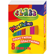 Пластилін 8кол.,160гр., 7622, CLASS