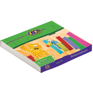 Пластилин ZiBi 18 цв, 360гр, стек