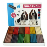Пластилін 12 кол 165гр