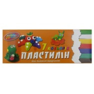 Пластилин  150гр. / 7 цв "Колорит"