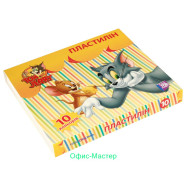Пластилін "Tom and Jerry", 10 кольорів, 200 г., картон