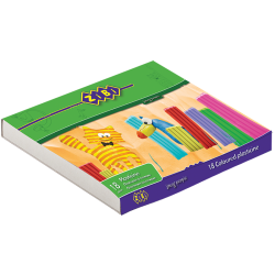 Пластилин ZiBi 18 цв, 360гр, стек