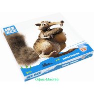 Пластилін "Ice Age", 12 кольорів, 240 г, картон