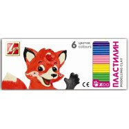 Пластилин "Мини"(Зоо) Луч 6 цв.19С 1271-08