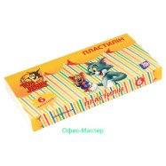 Пластилін "Tom and Jerry",  6 кольорів, 120г., картон