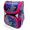 JO-1705 Рюкзак коробка "Butterfly" фиолет. 13,5'' 3 отд., ортоп., светоотраж.
