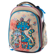 ранец SchoolCase, "Cats",2 отд.,39*28*21см,Gucci Nylon/PL, 9627, CLASS