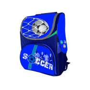 Ранец "Soccer",2 отд.,34*25*13см,300D PL,син.,9418, CLASS