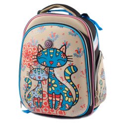 ранец SchoolCase, "Cats",2 отд.,39*28*21см,Gucci Nylon/PL, 9627, CLASS