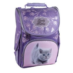ранец "Lovely Kitty",2 отд.,34*25*13см,420D PL,фіол..,9500, CLASS