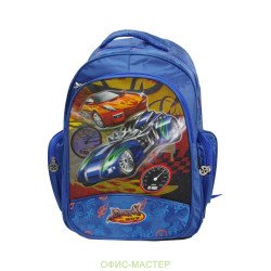ранец-рюкзак "Speed Boy", 2 отд., 39*29*15cm ,JQ PL ,син.,9347, CLASS