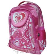 Ранец-рюкзак "Coral Heart",  2 отд. 42*32*15см, JC PL ,корал.,9282,SAF