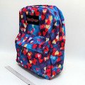 6018 Рюкзак с карманом "Hearts" 42х30х13см