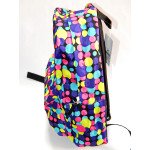 IMG-1767 Рюкзак з карманом "Кружочки" 42х30х13см
