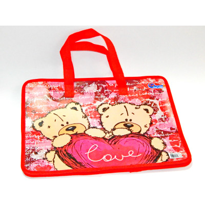 S1712 Сумка с ручками "Love", 26х32 см