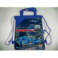 Сумка для обуви CARS с карманом и ручками 27x34.5