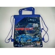 Сумка для обуви CARS с карманом и ручками 27x34.5