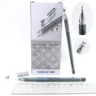 CS-821 Ручка гел. "Chosch" наконечник бриллиант 0,5 черная