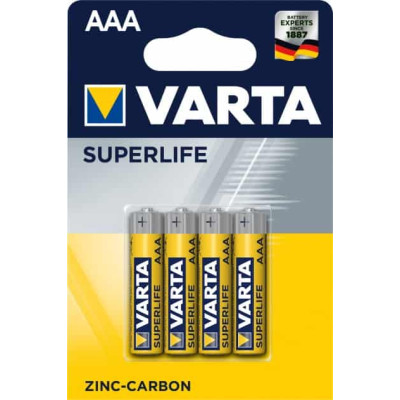 Батарейка VARTA SUPERLIFE AAА BLI 4шт/уп