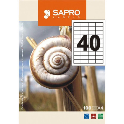 Бумага самокл. S2033 Sapro 52,5*29,7 (40) 100 л.