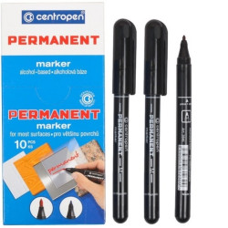 Маркер перман. Сentropen 1мм,2846 чорн. Permanent