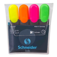 Набір текстових маркерів SCHNEIDER JOB 150, 4 кольори в блістері
