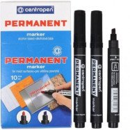 маркер перман., 1-4,6мм,черн.,клин.остр.,спирт.осн,8576,CD