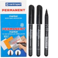Маркер перман.,Сentropen 1мм,чорн, Permanent 2846