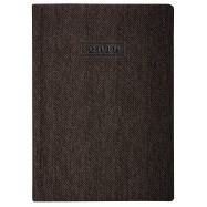 Щоденник датований 2019, TWEED, коричневий, А5 Щоденник датований 2019, TWEED, коричневий, А5