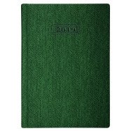 Ежедневник датированный 2019, TWEED, зеленый, А5